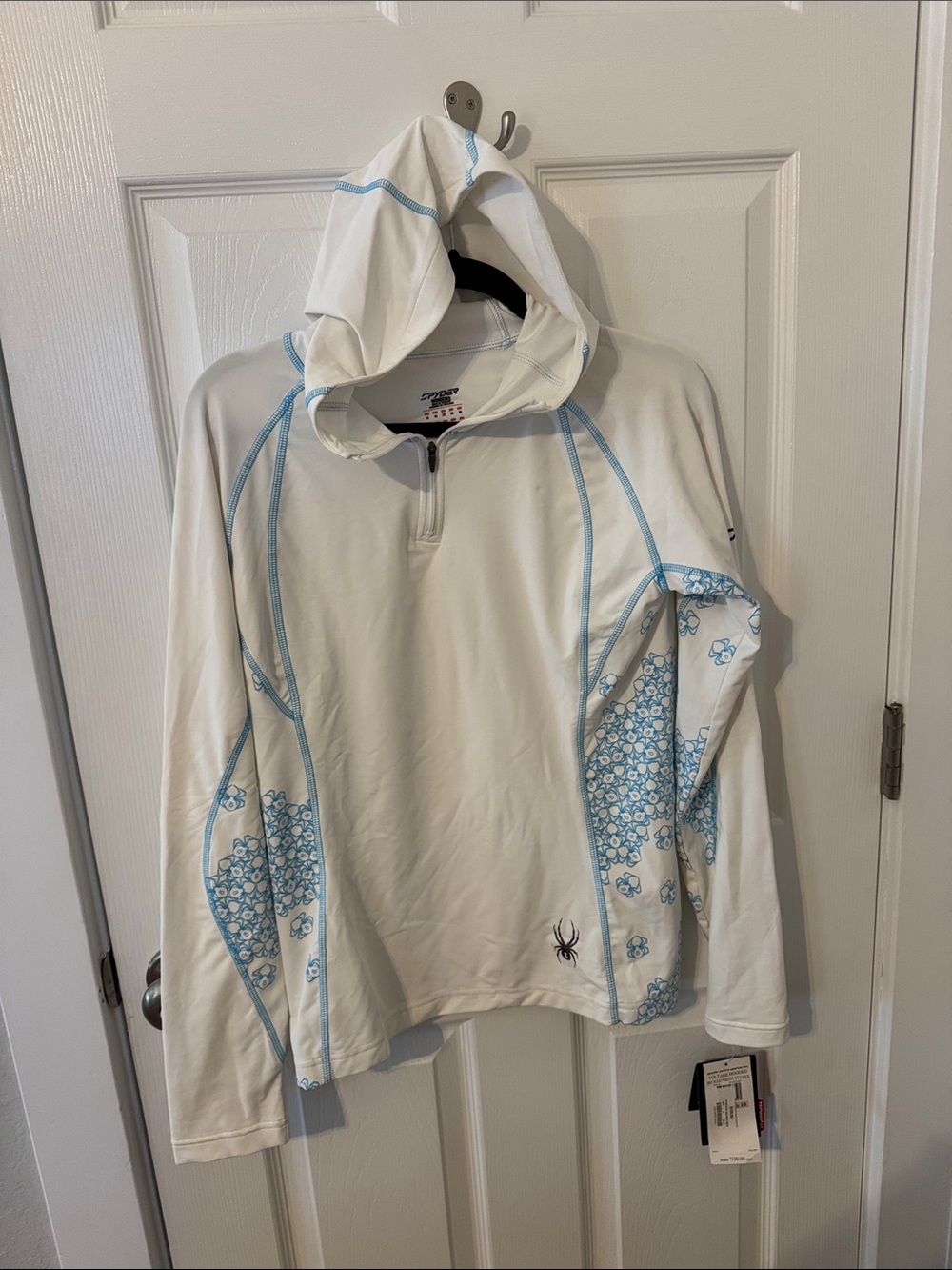 SPYDER long sleeve dry fit hoodie